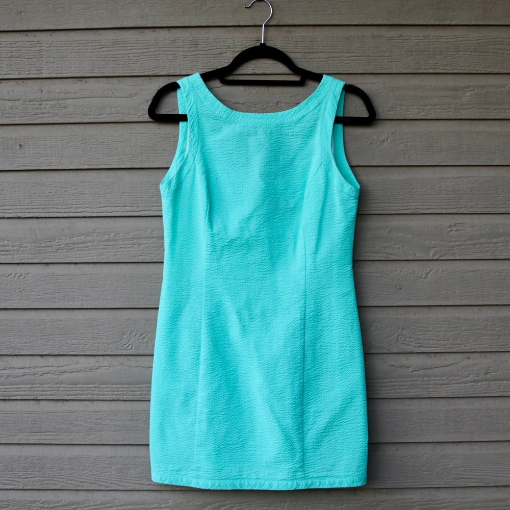 Lauren James SeerSucker Mint A-Line Dress